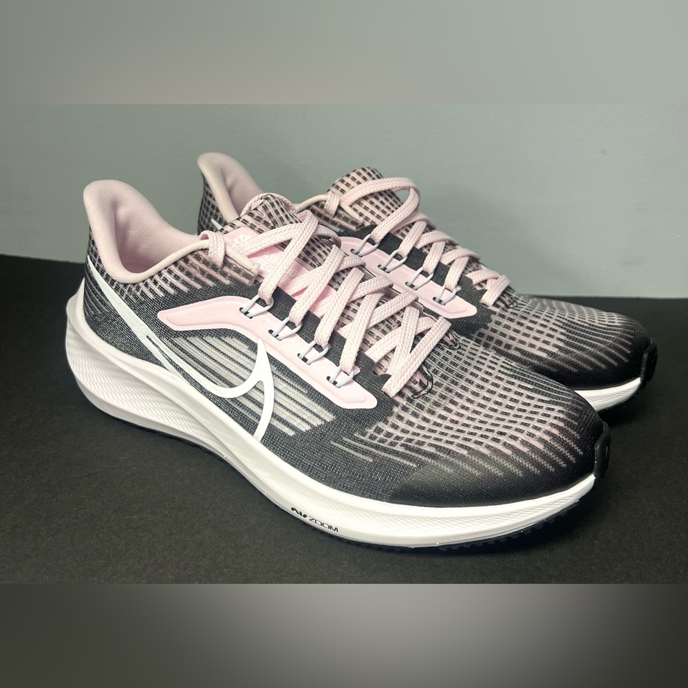 Nike- Kids, Size:6Y- Air Zoom Pegasus Shoes, Pink/Grey, New without tags or box